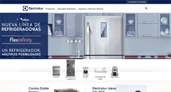 Desktop Screenshot of electrolux.com.pe