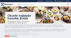 Desktop Screenshot of electrolux.hr