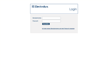Tablet Screenshot of fachberatung.electrolux.ch