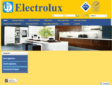 Tablet Screenshot of electrolux.mk