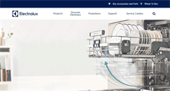 Desktop Screenshot of electrolux.com.au