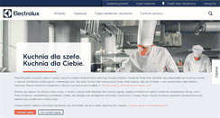 Desktop Screenshot of electrolux.pl