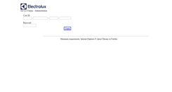Desktop Screenshot of claims.electrolux.com