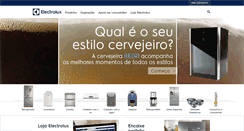 Desktop Screenshot of electrolux.com.br